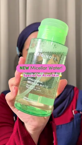 Micellar Water terbaru jinot ✨AMAN BANGET✨ buat kulit sensitif & berjerawat lho, OGs!🤍 udah cobain beluum? #TheOriginote #MicellarWater #Acne #MakeupRemover #NewProduct 