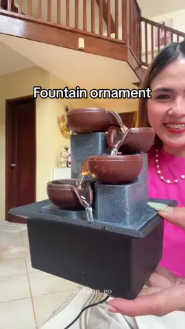 Nabudol ako neto ang cute haha #fountainornament #ornament #housedecoration #fountaindecoration #houseornament 