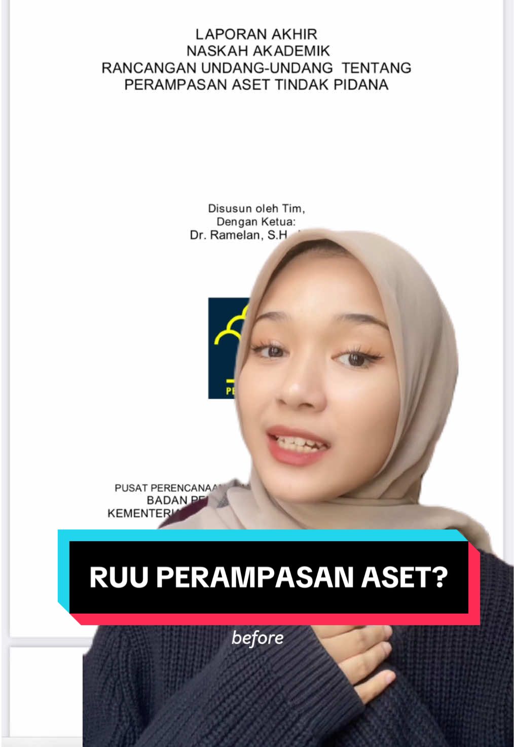 Bedanya sama hukum hari ini, aset baru bisa disita kalau sudah ada vonis bersalah. Kalau kasus mandek, pelaku kabur, atau meninggal, harta hasil korupsinya tetep aman. Selain itu juga hari ini beban pembuktian ada pada aparat negara bahwa aset tsb hasil pidana. #RUUPerampasanAset #Hukum #Indonesia 