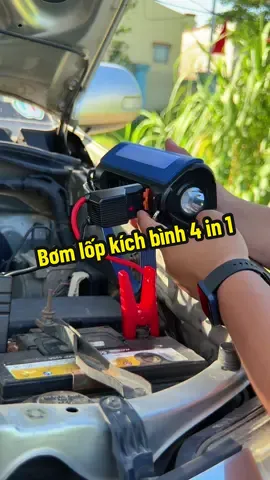Bơm lốp kích bình 4 in 1 kèm thêm chức năng sạc dự phòng và đèn chiếu sáng, đèn cảnh báo Thương hiệu Car Việt Nam #bomlopkichbinh #bomlopkichbinhoto #bomlopkichbinh4in1 #bomlopkichbinhcarvietnam #tiktokshop99