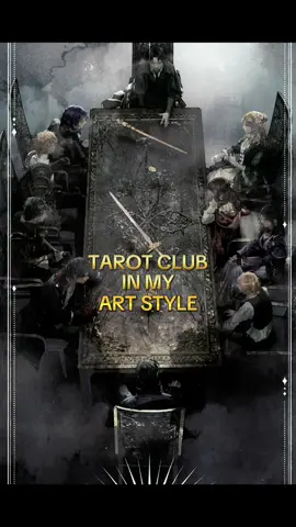 Tarot Club (1/2). dont let amon steal my crowd pls #lordofthemysteries #lotm #lordofmysteries #lom #digitalart 