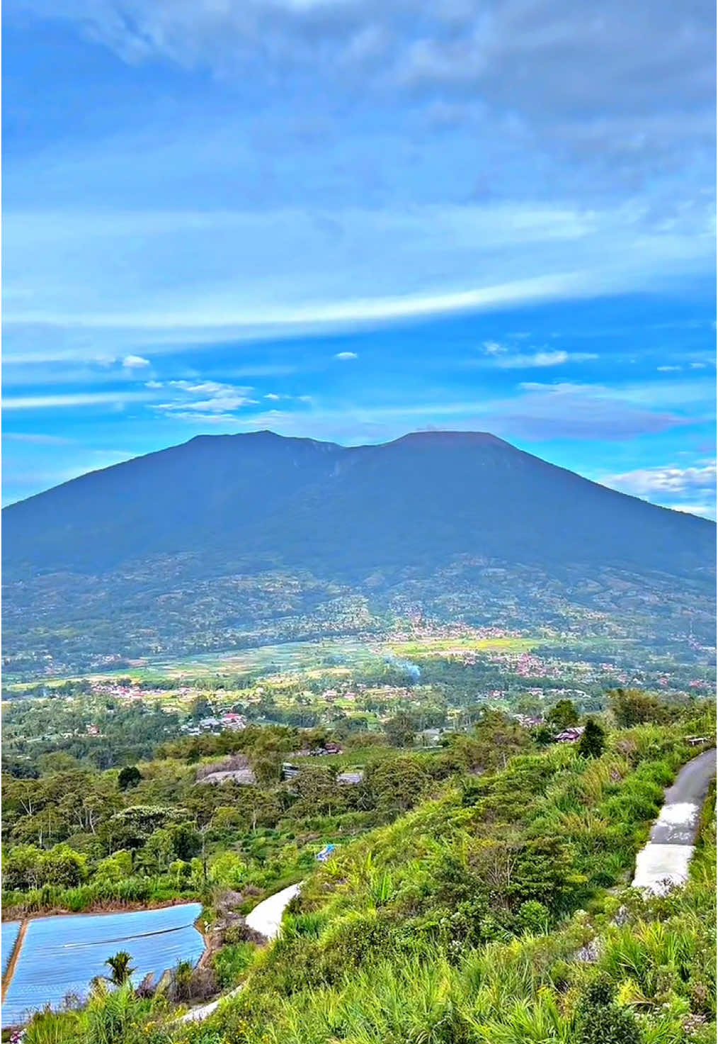 marapi sadang barasiah☀⛰️#gunungmarapisumatrabarat #gunungmarapi #foryou #pesonaalamindonesia 