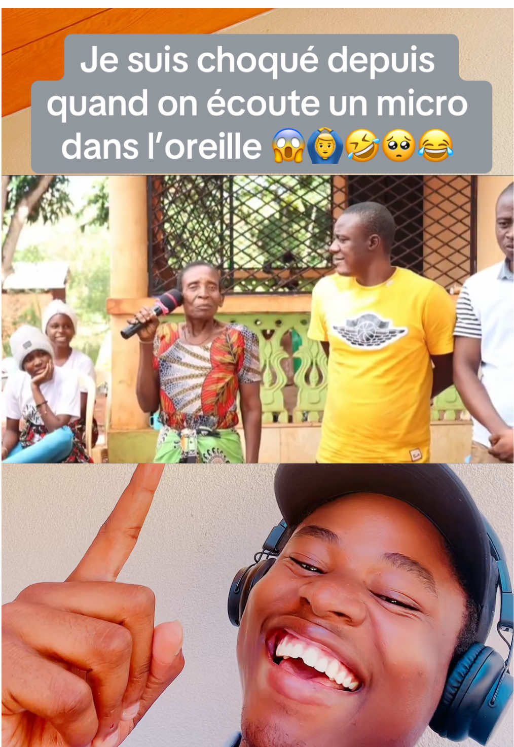 Je suis choqué depuis quand on écoute un micro dans l'oreille 🤭😬🤣 #capcutedit #viralvideos #capcutmaster 