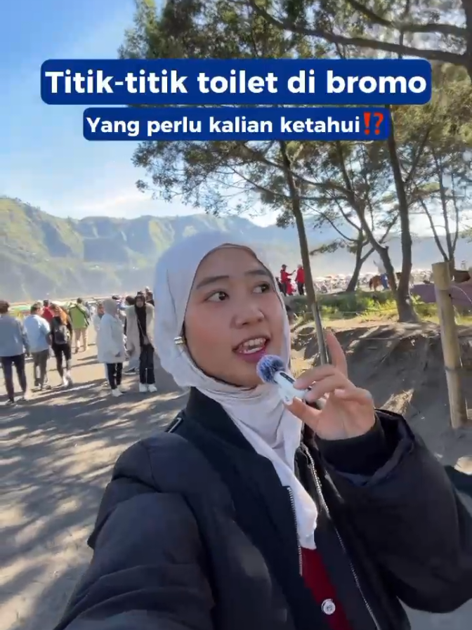 Sunrise boleh dingin, tapi jangan sampai kedinginan di perut. Untung ada toilet di Bromo! #sunrisebromo #pesonaindonesia #TranskuBromo #fyp #PesonaBromo 