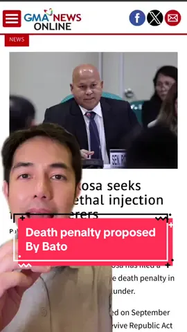 Death penalty for plunderers proposed by Senator Bato #flood #dpwh #fyp #foryou #foryoupage 