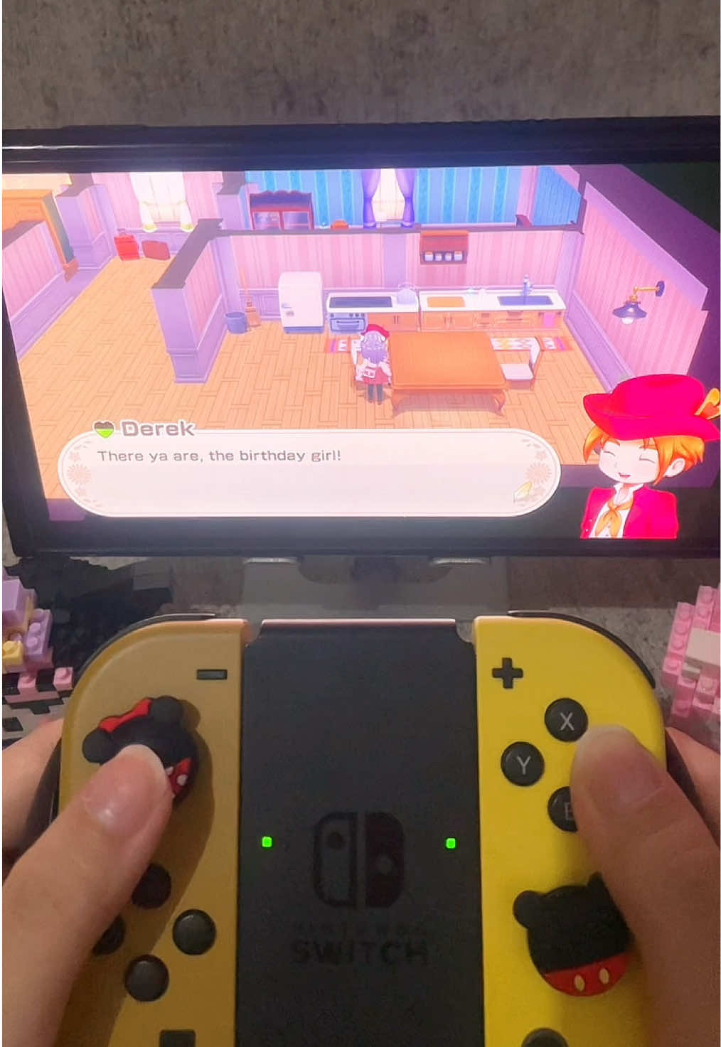 You can get a birthday present from villagers 🎂story of seasons grand bazaar #nintendoswitch #nintendo 