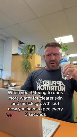 The struggle is real! #water  #fyp #office #pee #relatable 