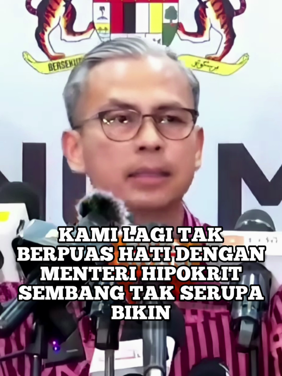 Kami LAGI TAK BERPUAS HATI dengan sikap Menteri yang HIPOKRIT, yang sembang tak serupa bikin, yang kuat kencing rakyat 🤔  #RakyatBangkitBersuara  #NasirSeligiChannel