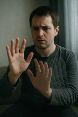 I made a video to show a symptom of schizophrenia. Theme: “A second delayed image follows my action.” When I move my hand, the same movement appears a few seconds later like a shadow. #DelayedAction #SchizophreniaVisual #EchoImage