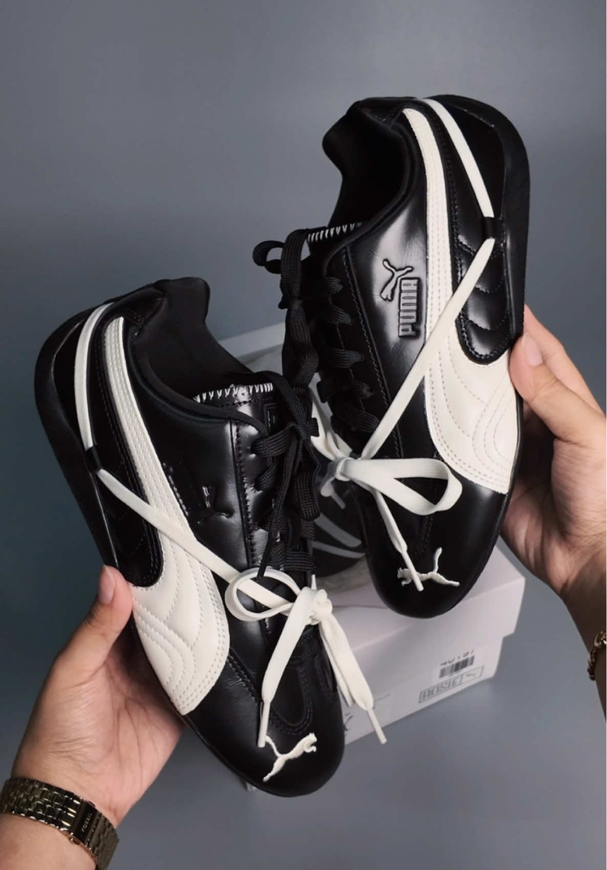 Timeless silhouette, modern edge. The PUMA x Rosé Speedcat in White Black 🤍🖤 Shop now at Sole Avenue, online and in-store. #fyp #puma #speedcat #ROSÉ