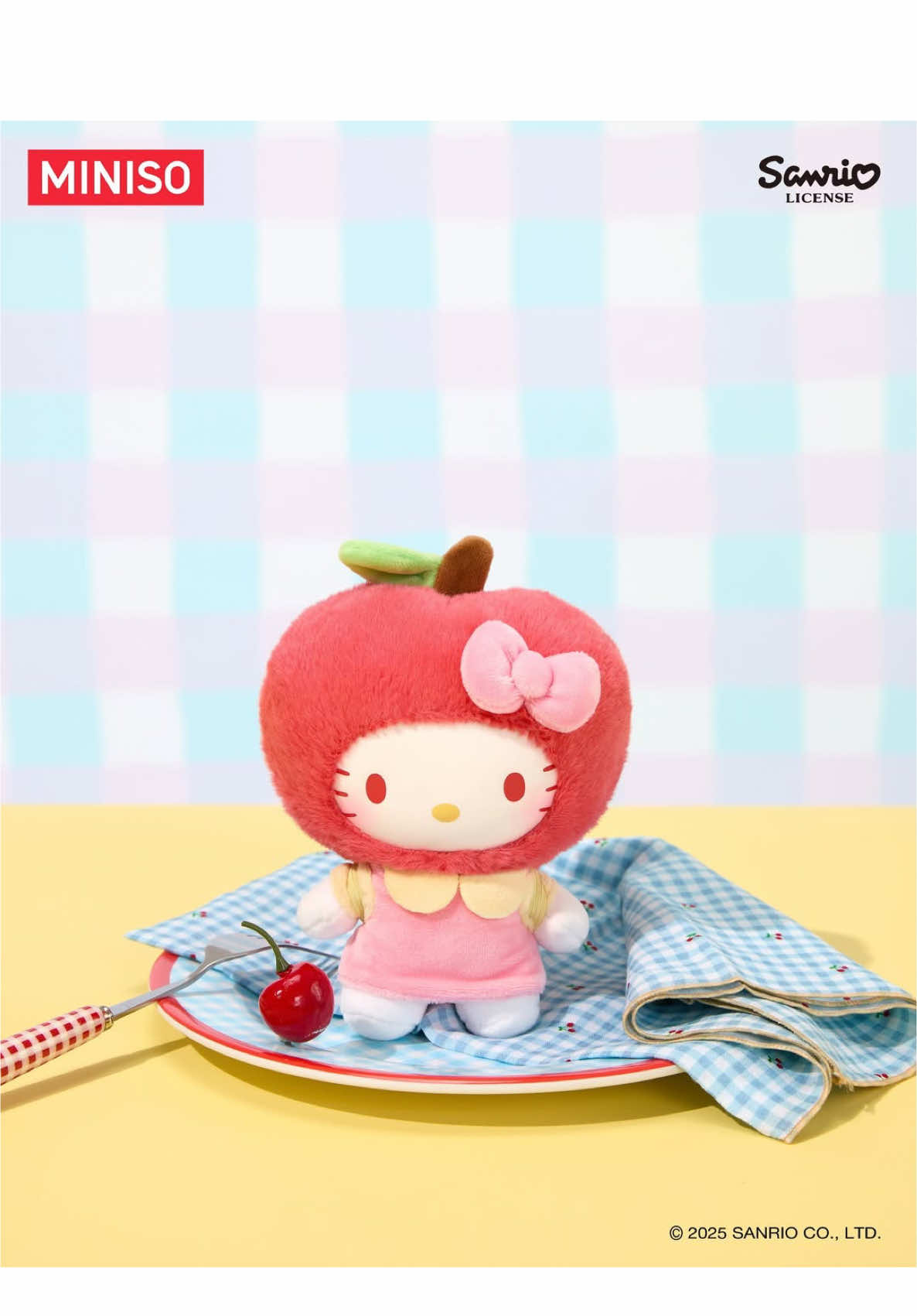 Bag charm manis, Vibes tropis! 🥥🌴 Kamu wajib punya Hello Kitty Fruity Paradise bag charm, karna bikin mood sehari-hari kamu jadi lebih ceria! 🍓🌈 Siapa yang mau bag charm se-fresh ini? Komen!🍎🍉 #MinisoIndonesia2025 #BagCharmMiniso #MinisoxHelloKitty #MinisoxSanrio #HelloKitty #MinisoSanrioIndonesia #Sanrio #sanriocollection #sanriocharacters 