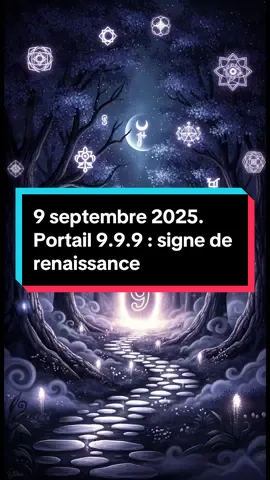 Une vague d’énergie rare 🌌 traverse ce mois… Le portail 9.9.9 ouvre un passage de nettoyage et de renaissance. ✨ C’est l’heure de couper les liens qui t’empêchent d’avancer et de retrouver ta puissance intérieure 💫 Prends ce message comme un signe 🔔 Tu sens l’appel ? Écoute ton intuition et ose briller 🌟 #spiritualité #guidance #énergie #mystère #intuition