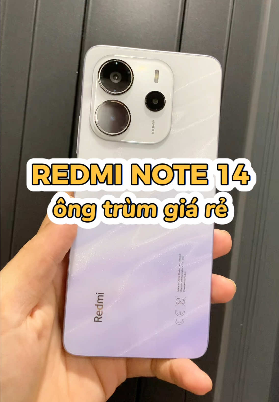 Redmi NOTE 14 chính hãng, máy fullbox nguyên seal, bh 24 tháng #dienthoai #redminote14 #congnghe #review 