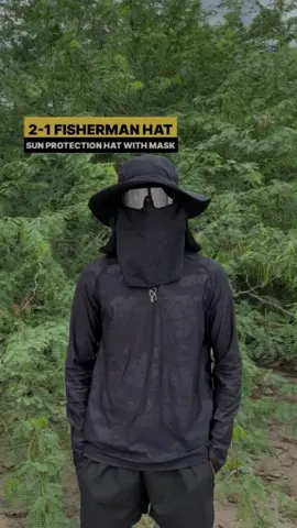 ANG ANGAS🔥 di talaga ma susunog sa init yung mukha at batok mo dito #fishermanhat #hat #hatwithmask #soloeverhat #summerhat 