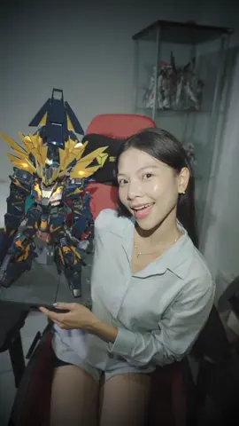 Banshee join the trend🦁 #trend #bansheenorn #gundam #fyp
