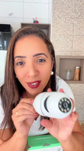 Lâmpada câmera sem fio #camerawifi #camerasesegurança #segurança #cameraip 