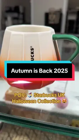 POV: You came for your Pumpkin Spice Latte but end up falling in love with the new Autumn mugs and tumblers. 🧡🍁 #maple #pumkinspice #merchendise #starbucksuk #londontiktok 