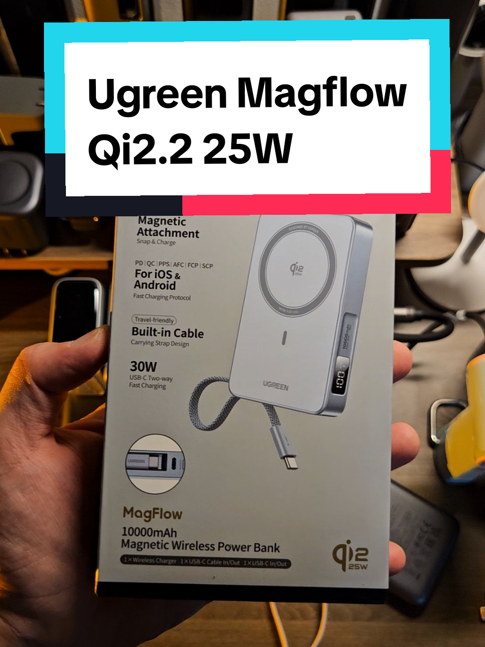 Trên tay siêu phẩm Ugreen Qi2.2 25W - Công nghệ sạc nhanh không dây mới nhất #ugreen #ugreenqi225w #ugreenmagflow 