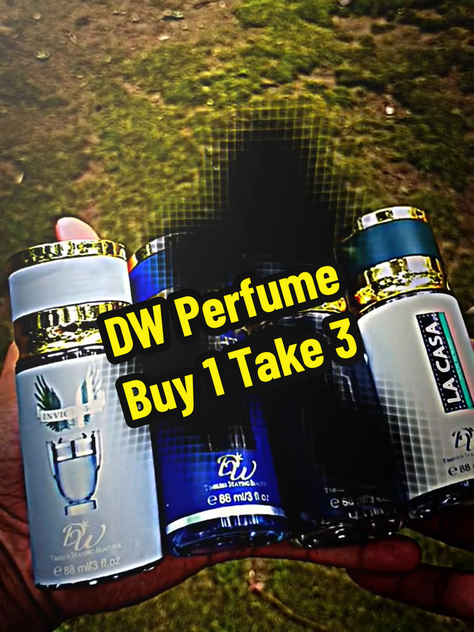 DW Perfume Buy 1 Take 3, mag check out kana habang naka sale pa. #dwperfume #perfume #perfumeformen #affordableperfume #trendingperfume 