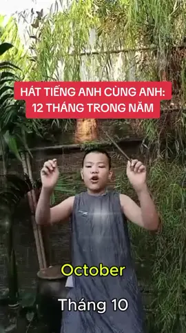CÙNG ANH HÁT TIẾNG ANH NÀO CÁC BÉ: THESE ARE THE MONTHS OF THE YEAR (Đó là những tháng trong năm) #hattienganhnaobe #conthiennhien #methiennhien #yeuthiennhien  #xuhuongtiktok2025 