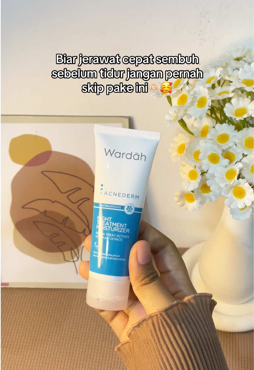 Jangan lupa yaa bestie🫶🏻 #wardahacnederm #acneskintreatment #perawatanmalam #jerawatsembuh #fyp 