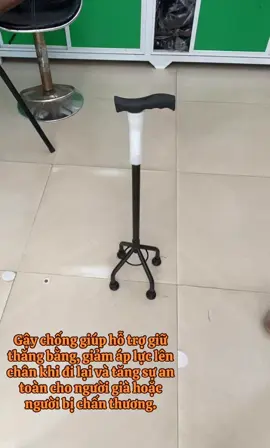 Gậy chống cho người già có thể điều chỉnh độ cao tuỳ ý#gaychong #gaychongnguoigia 