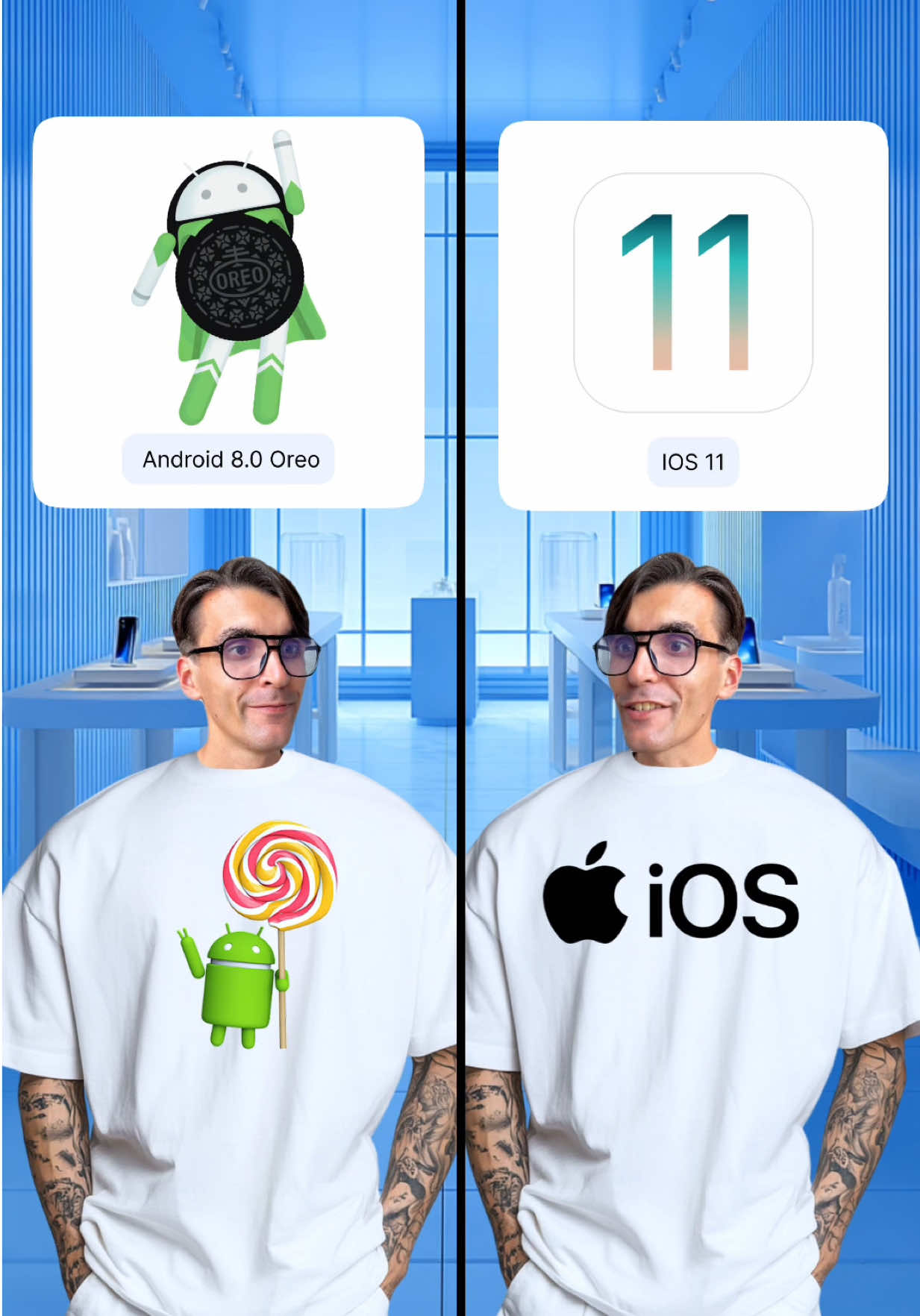 Android vs IOS: Топ 30 всех известных версий популярных операционных систем! #андроид #android #ios #os #smartphone  