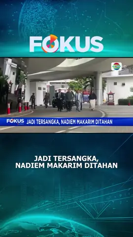 Kejaksaan Agung menetapkan mantan Mendikbudristek Nadiem Makarim sebagai tersangka kasus korupsi pengadaan laptop chromebook.  #fokus #fokus #newsindosiar #fyp #beritatiktok 