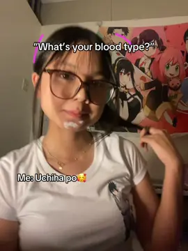 uchiha blood??😳#uchiha #bloodtype #fyp #flop 
