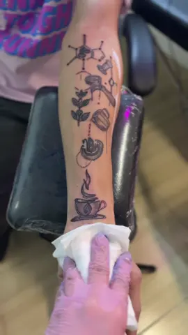 Another day,another barista tattoo ,Thankyou po🙏🫶🏻#jeddah #tattoojeddah #jeddahtattooartist😎👊👊👊 #fypシ #creatorsearchinsights 