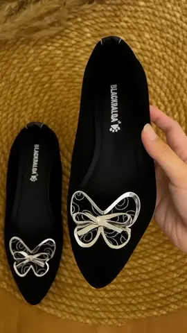 Flatshoes Kupu-Kupu #sepatuwanita #flatshoes #flatshoeshitam #sepatumurah #fypage 