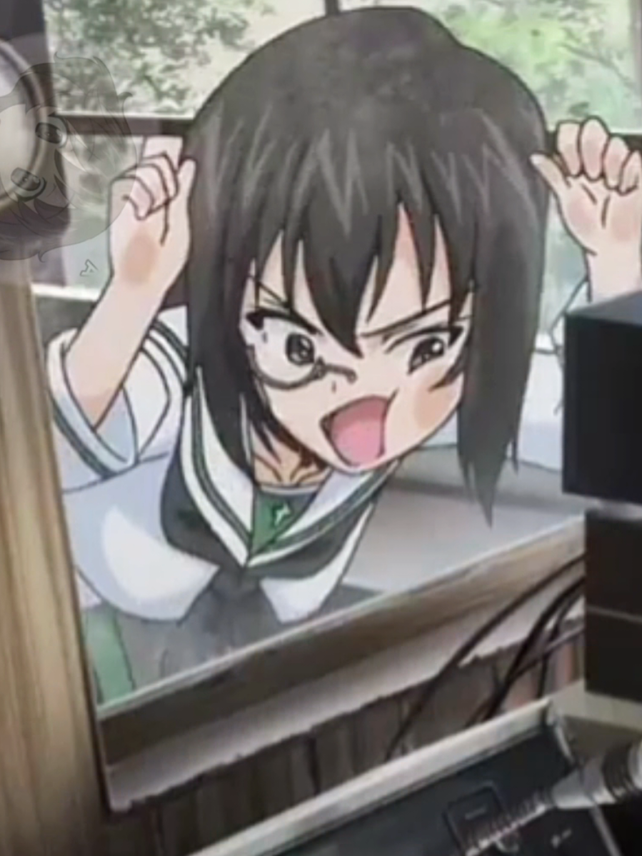LOTS of stress and anger in gup..#girlsundpanzer #girlsundpanzerusa #gup #garupan #anime 