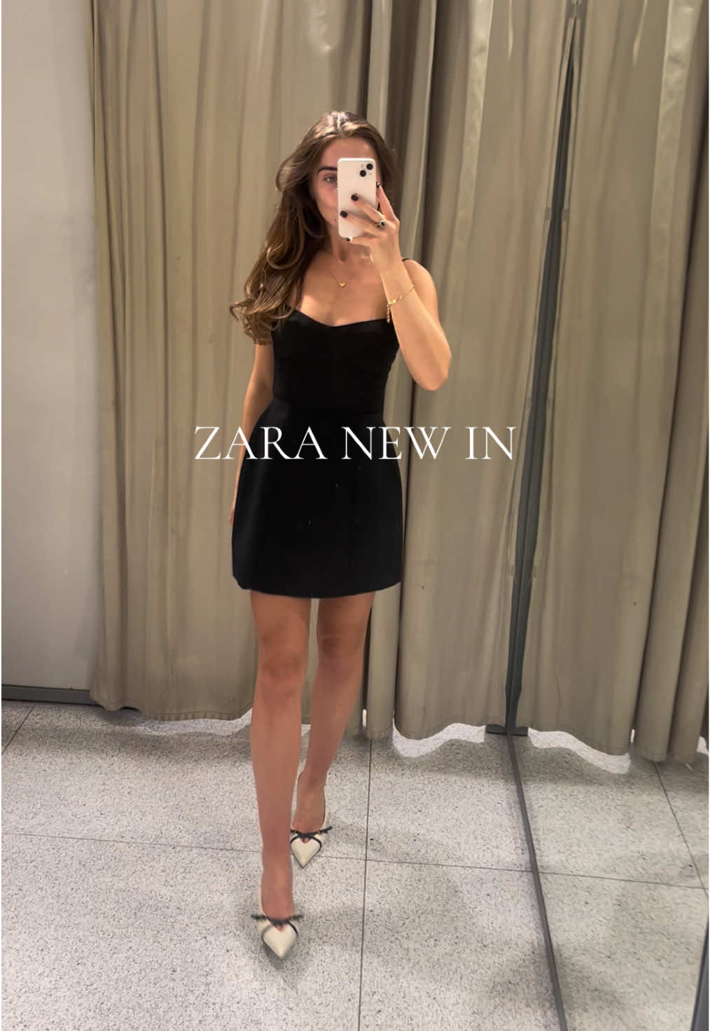 Little black dress 👏🏻 #zaranewin  #zaranewcollection #zarahaul #fashiontiktok #newin 