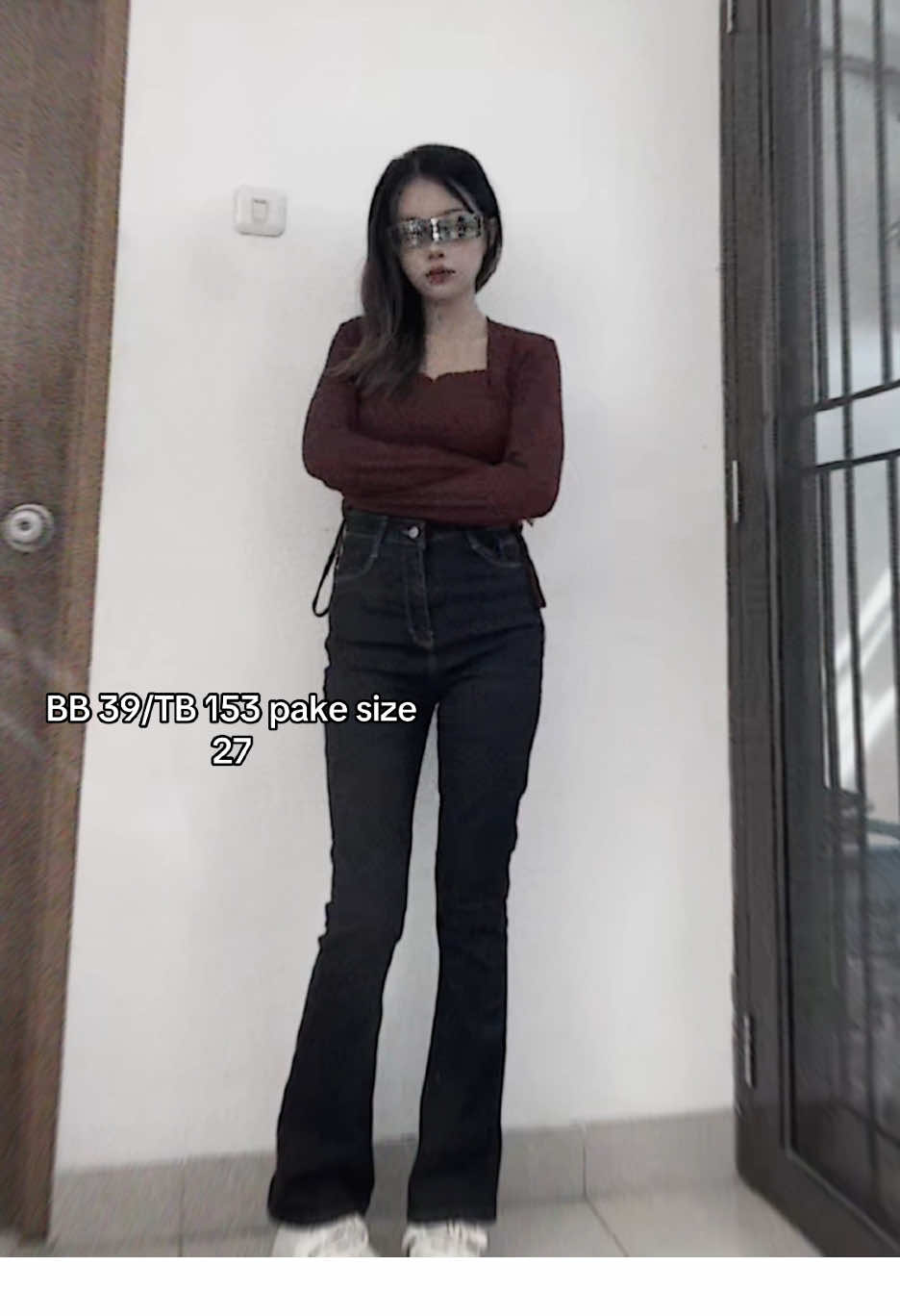 Day 1 cewek kurus pake cutbray dari @Binzzae.co 😍 #cutbrayjeans #affiliatemarketing #outfit #xybca #lewatberanda 