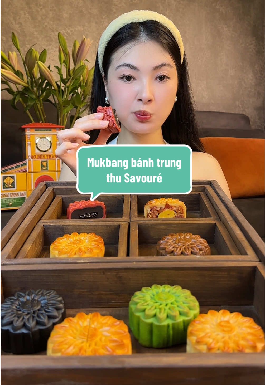 #mukbang #trungthu2025 #bánhtrungthu #savouré #saigonsignaturemooncake 