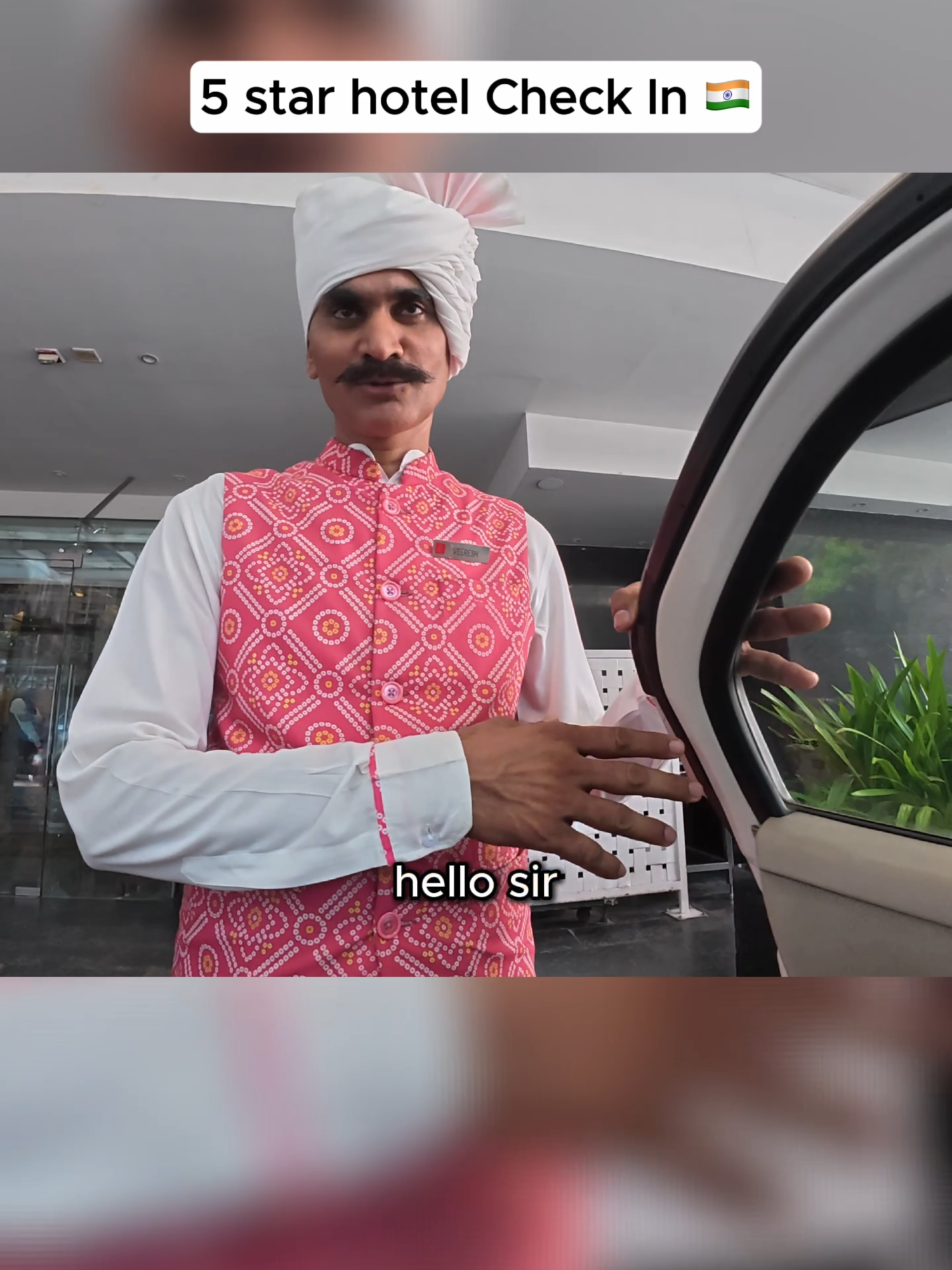 Checking into a 5-Star Hotel in India 🇮🇳 #hotel #travel #india #usa