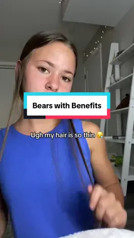 healthy hair gummies #hairgrowth #bearswithbenefits #hairgrowthtips 