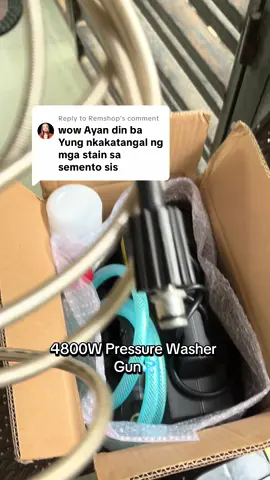 Replying to @Remshop Yes, ito nga Sobrang lakas kasi 4800W na po ito, new upgrade ni soarfly. #soarfly #washergun #pressurewasher #foryoupage #foryou 