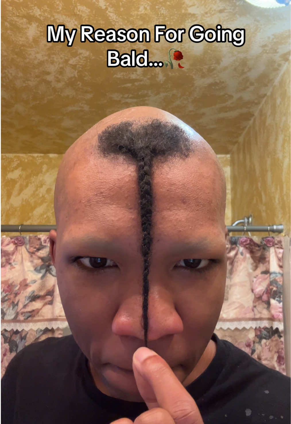 This is why I cut off my freeforms…🤧 #bald #hair #freeform #haircut #shave 