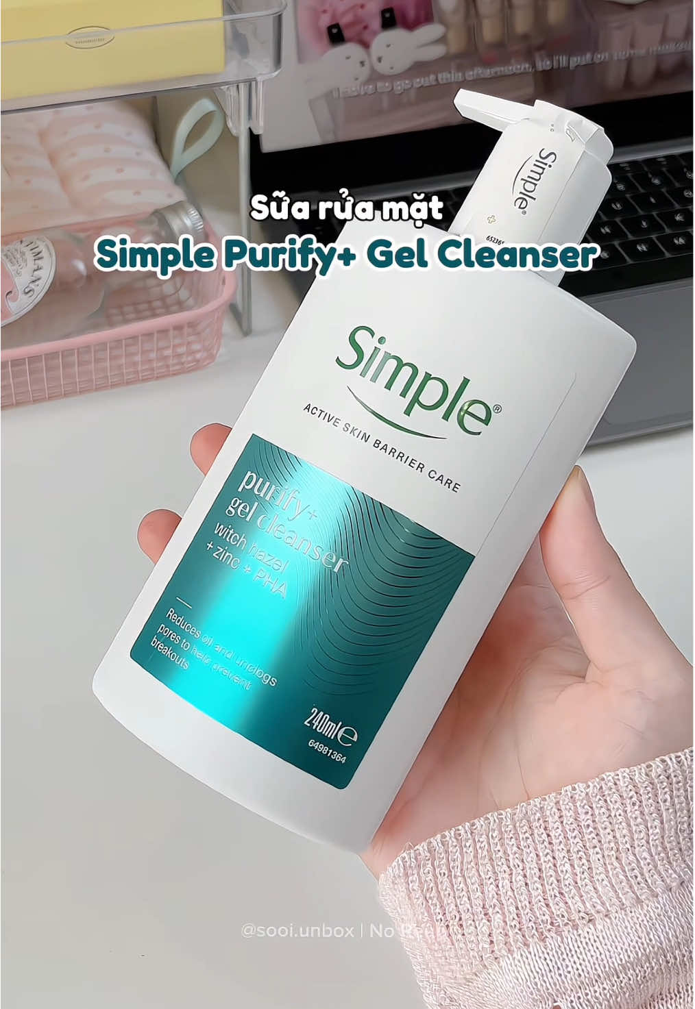 Sữa rửa mặt quốc dân Simple nay có bản mới rồi nè ✨💕  #dongianlaSimple #damunchonSimple #SkinTwin #hoptaccungUnilever #suaruamat 