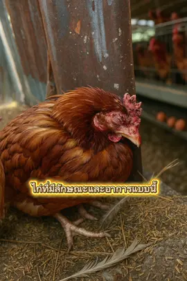 ไก่ที่มีลักษณะและอาการแบบนี้ #ประจักษ์ฟร์ามไข่ไก่สระบุรี👳🏻‍♂️ 