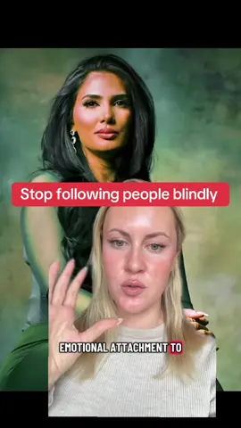 You have to question things and implement certain advice to a certain extend. Stop believing everything you see online and creating and emotional attachment to influencers