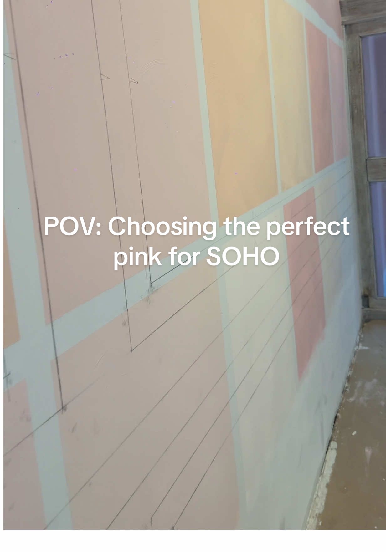 Help me choose the perfect pink paint for our Soho store ! How pink should we go ? #pink #soho #store #paint #renovation 