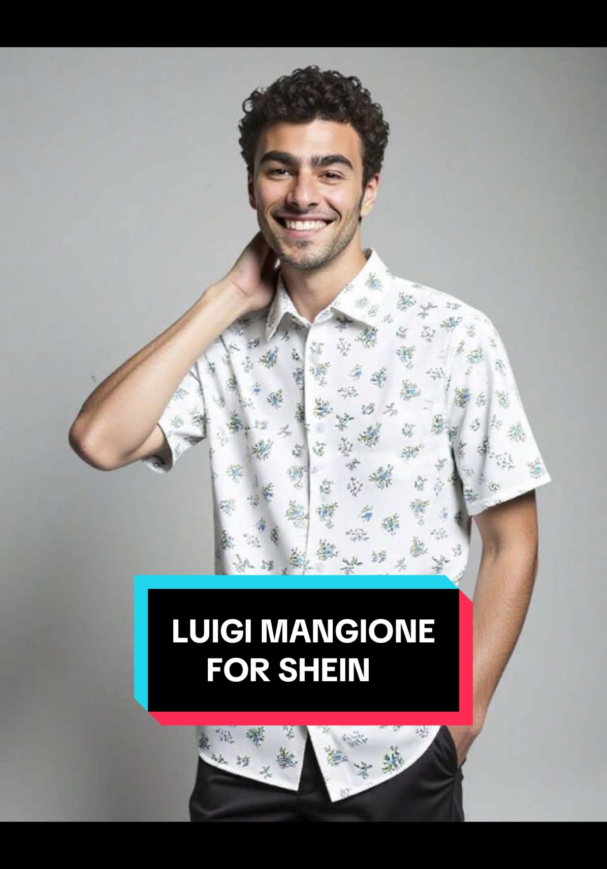Was this on anyone's bingo card? A model with the likeness of Luigi Mangione has appeared on the Shein website modelling a shirt. Shein, as always, had no idea about it, what a surprise. #aiimagery #aifashion #luigimangione #shein #sheinhaul #fastfashion #ultrafastfashion #twinbrett 