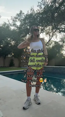 We out here frying! 😎✌🏼 @Beyond Yoga top @Free People shorts @Past Midnight sunnies @New Balance sneakers #HotMomWalk #OOTD #TexasStyle #BeyondYoga #FreePeopleMovement