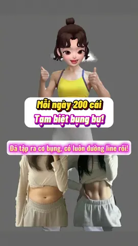 Bài tập giảm mỡ bụng tại nhà cực hiệu quả, rất đơn giản, ai cũng tập được 💪 #xuhuong #soholalamdep #giammo #goclamdep #meolamdep