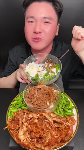 Ăn cơm nóng với cá cơm rim chua ngọt và ghẹ sữa rim mắm tỏi.  #xuhuong #asmr #mukbang #ancungtiktok #lethanhtuan 
