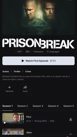 ung wala na sa Netflix pero buti nalang sa Disney+ meron paaaa 🫶 tuloy ang panonood #prisonbreak #disneyplus 