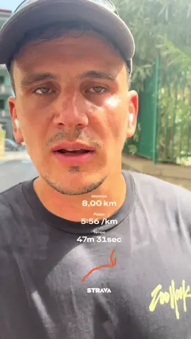 Day 4 lentissimo 8km fc media 125, belli noiosi #strava id: “Flavio Givani”. #Running #training #100kg #fyp 