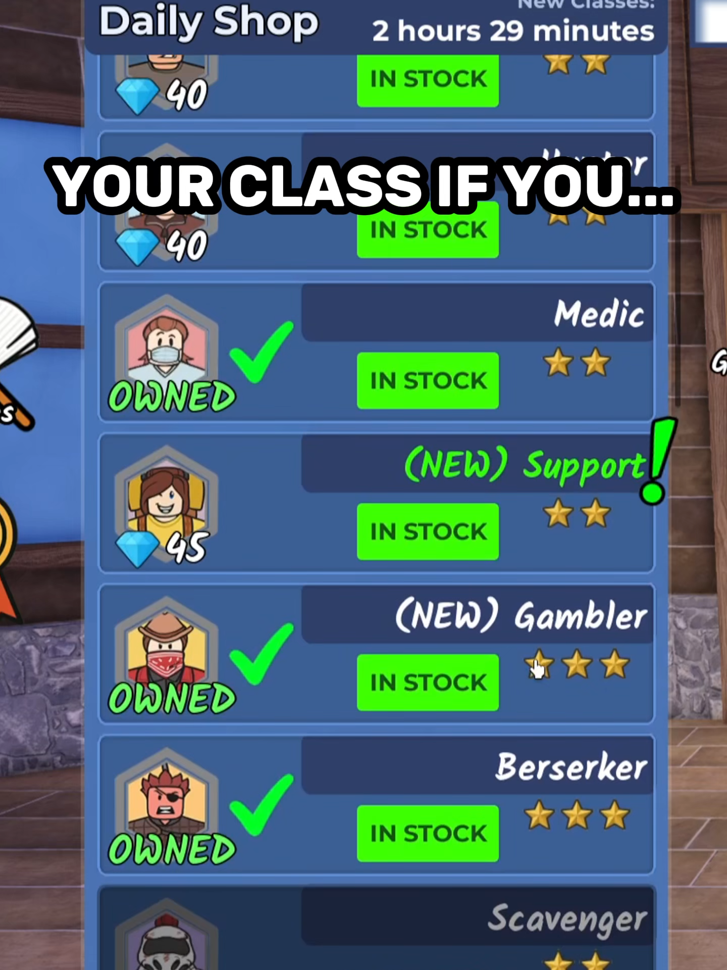 Your class if you... #shorts #roblox
